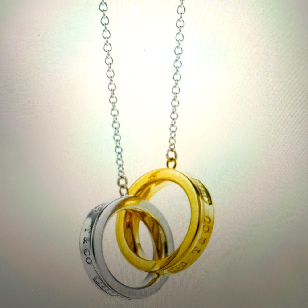 Tiffany & Co. 1837 Interlocking Circle Pendant Necklace